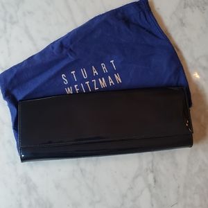 Stuart Weitzman Navy Clutch